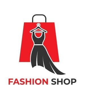 Red and Black Dress Logo